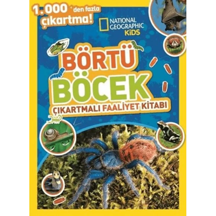 National Geographic Kids Börtü Böcek Çıkartmalı Faaliyet Kitabı
