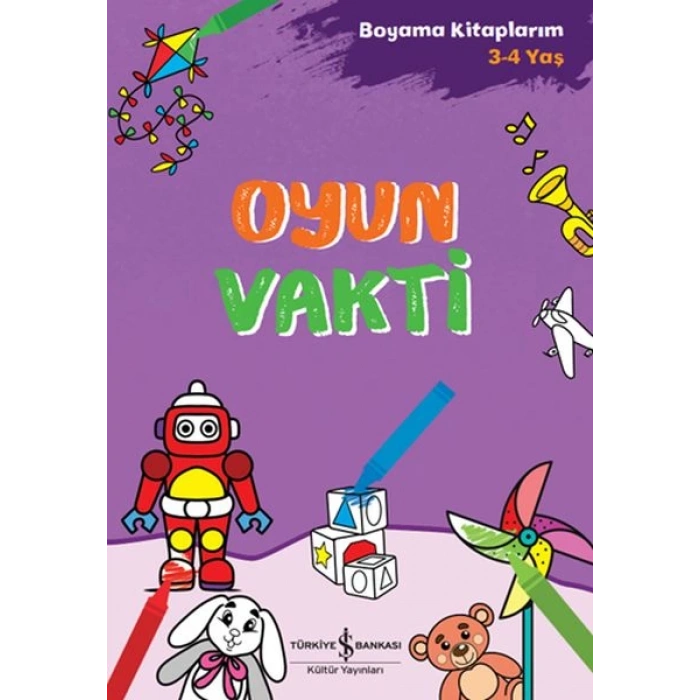 Oyun Vakti - Boyama Kitaplarım 3-4 Yaş