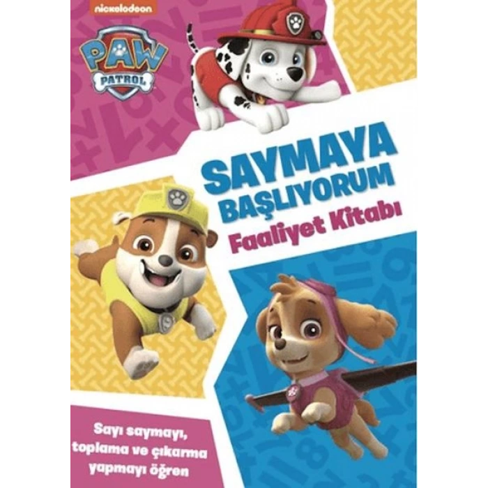 Paw Patrol - Saymaya Başlıyorum Faaliyet Kitabı
