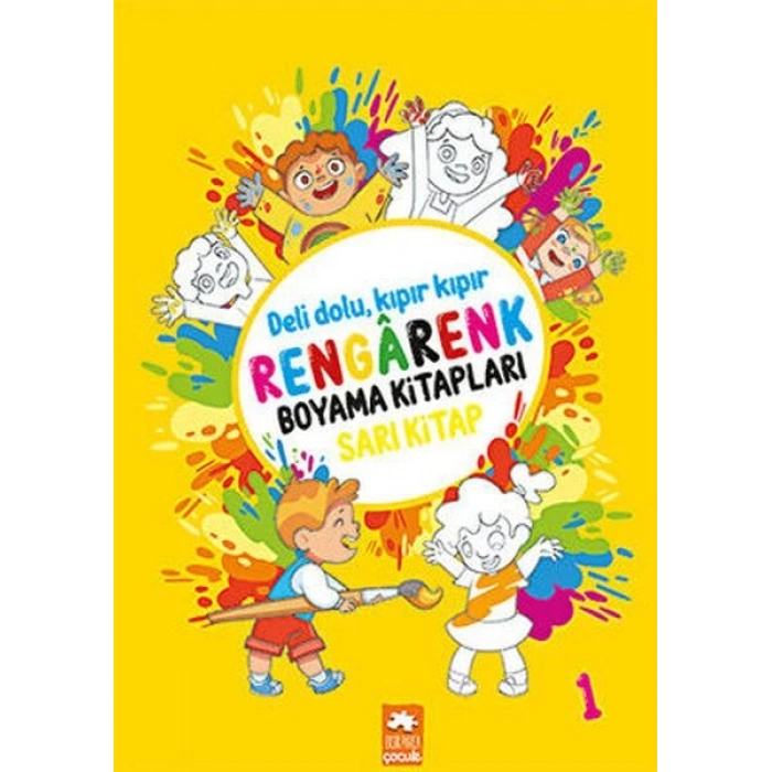 Rengarenk Boyama Kitabı 1 - Sarı Kitap