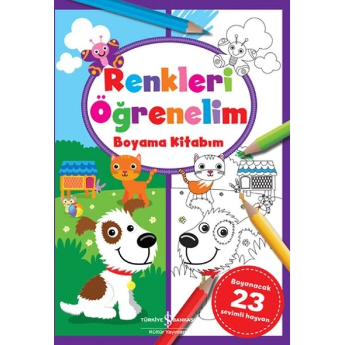 Renkleri Öğrenelim Boyama Kitabım
