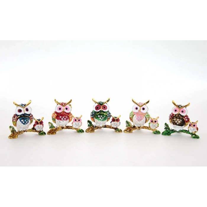 Swaroski 2li Baykuş Alk2029