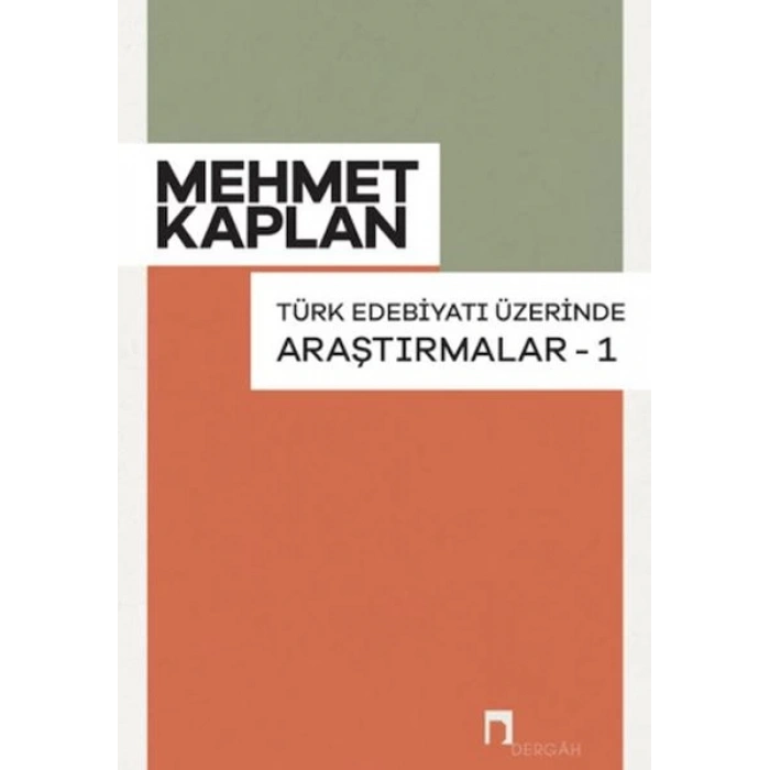 Türk Edebiyatı Üzerinde Araştırmalar-1