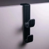 Minimal Tasarım Kapı Üstü Askı | 3’lü Renk Set (Siyah – Beyaz – Ahşap Ton)