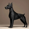 Modern Doberman Figürü – Güçlü ve Zarif Dekor Objesi