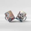 Baskılı Kupa Bardak Sevimli Kedi - 3