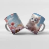 Baskılı Kupa Bardak Sevimli Kedi - 4