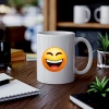 Emoji Baskılı Kupa Bardak - Gülme Krizi