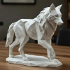 Low Poly Kurt Figürü | 3D Baskı Dekoratif Heykel