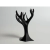 Modern Geyik Boynuzu Takı & Anahtarlık Standı (2’li Set)
