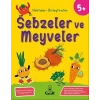 Noktaları Birleştirelim - Sebzeler ve Meyveler +5 Yaş