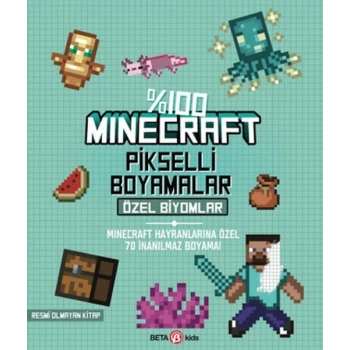 %100 Minecraft Pikselli Boyamalar Özel Biyomlar