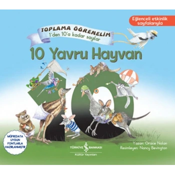 10 Yavru Hayvan - Toplama Öğrenelim 1den 10a Sayılar