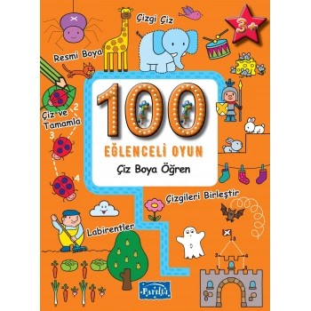 100 Eğlenceli Oyun - Çiz Boya Öğren