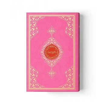 2 Renkli Pembe Rahle Boy KurAn-I Kerim