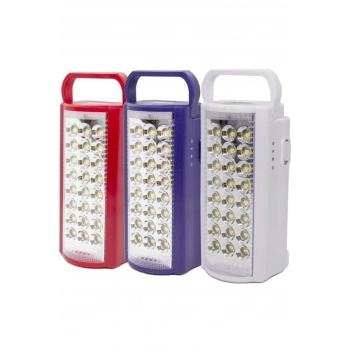 24 Büyük Ledli 80 Saat Yanan Powerbank Özellikli Akülü Led Işıldak