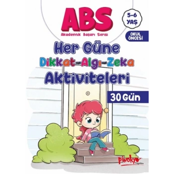 ABS 5-6 Yaş Her Güne Dikkat-Algı-Zeka Aktiviteleri 30 Gün