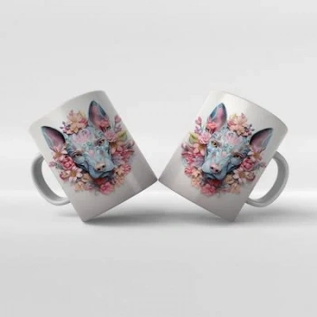 Baskılı Kupa Bardak Sevimli Köpekler - K09