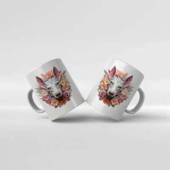 Baskılı Kupa Bardak Sevimli Köpekler - K11