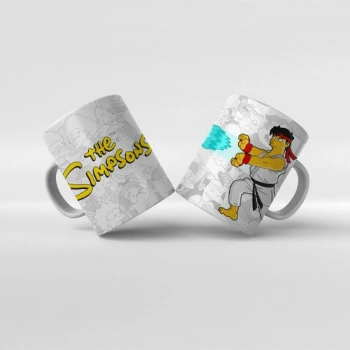 Baskılı Kupa Bardak The Simpsons Karakterleri - Y2