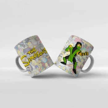 Baskılı Kupa Bardak The Simpsons Karakterleri - Y9