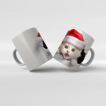 Baskılı Kupa Bardak Yeni Yıl Teması - 108