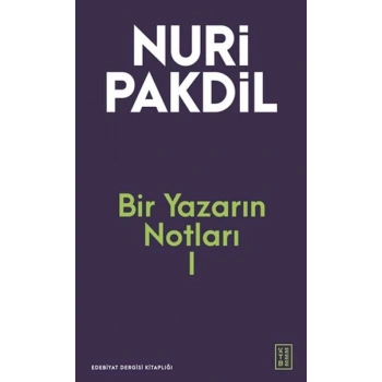 Bir Yazarın Notları I