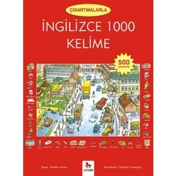 Çıkartmalarla İngilizce 1000 Kelime (500 Çıkartma)