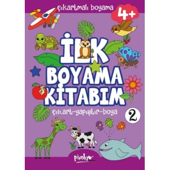 Çıkartmalı İlk Boyama Kitabım 4+ Yaş-2