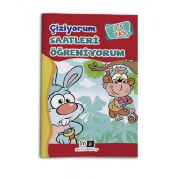 Çiziyorum Saatleri Öğreniyorum 3-5 yaş