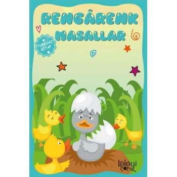 Çocuklar için Hayal ve Odak Geliştirici Rengarenk Masallar Turkuaz Kitap