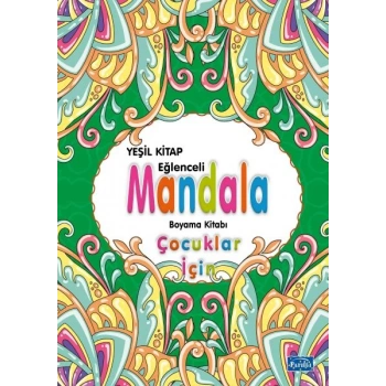 Çocuklar İçin Mandala Yeşil
