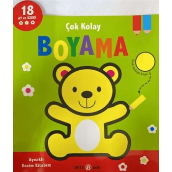 Çok Kolay Boyama Ayıcıklı Resim Kitabım