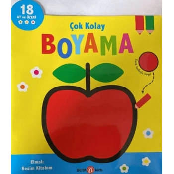 Çok Kolay Boyama Elmalı Resim Kitabım