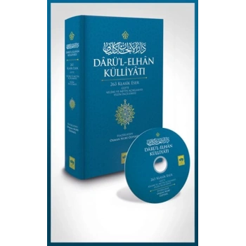 Dârü’l-Elhân Külliyatı - 263 Klasik Eser Güfte Kelime ve Metin Açıklaması Vezin İncelemesi CD Ekli