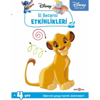 Disney Eğitsel Simba El Becerisi Etkinlikleri Yazıya Hazırlık