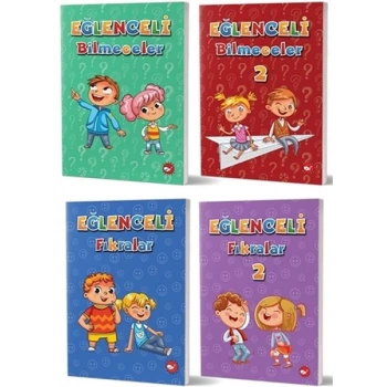 Eğlenceli Fıkralar ve Bilmeceler Seti (4 Kitap Takım)