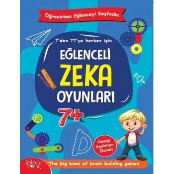 Eğlenceli Zeka Oyunları - Mavi Kitap -Öğrenirken Eğlenceyi Keşfedin