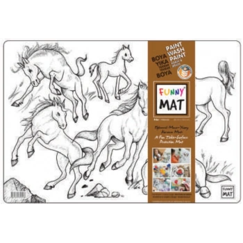 Funny Mat -  Atlar 33,5x48cm