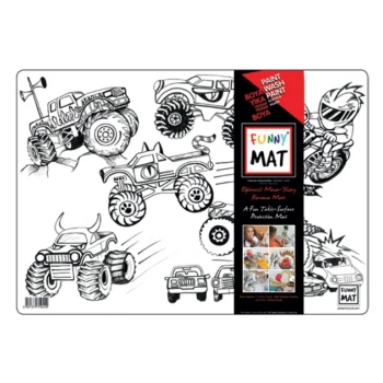Funny Mat- Canavar Kamyonetler - 33,5x48cm