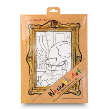 Funny Mat - Henrı Matısse The Cat Wıth Red Fısh 25 X 35 Cm