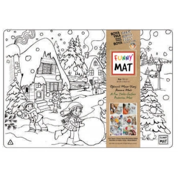 Funny Mat - Kış 33,5 X 48 Cm