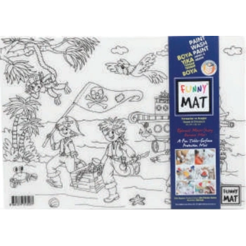 Funny Mat - Korsanlar Ve Araçlar 25 X 35 Cm