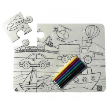 Funny Mat - Taşıtlar 30 X 40 Cm