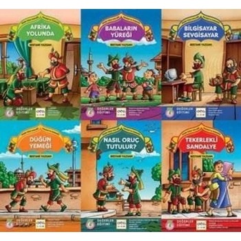 Güler Yüzle Tatlı Söz - Hacivatla Karagöz Dizisi (6 Kitap)(Değerler eğitimi)