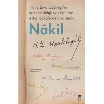 Halid Ziya Uşaklıgil’in Kaleme Aldığı ve Tercüme Ettiği Öykülerden Bir Seçki: Nâkil