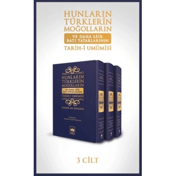 Hunların Türklerin Moğolların ve Daha Sair Batı Tatarlarının Tarih i Umumisi (Ciltli - Kutulu)