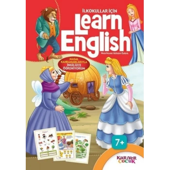 İlkokullar İçin Learn English - Kırmızı