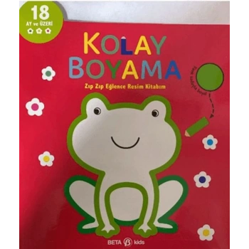 Kolay Boyama Zıp Zıp Eğlence Resim Kitabım