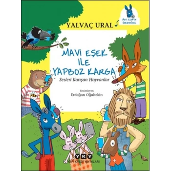 Mavi Eşek ile Yapboz Karga Sesleri Karışan Hayvanlar